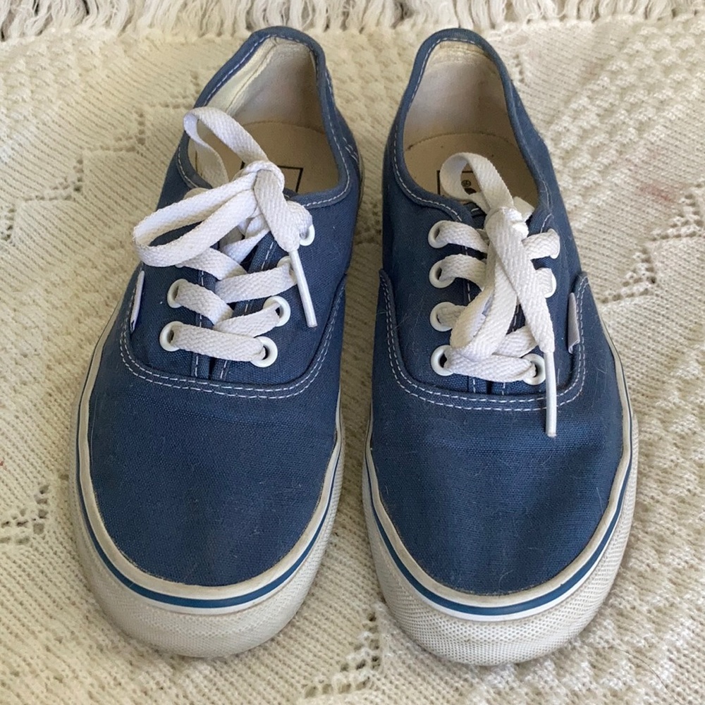 Blue & White Vans